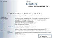 Desktop Screenshot of elmsfordsheetmetal.com